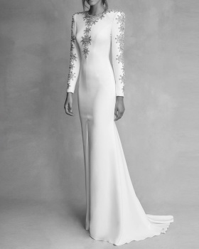 France style evening dress slim long dress