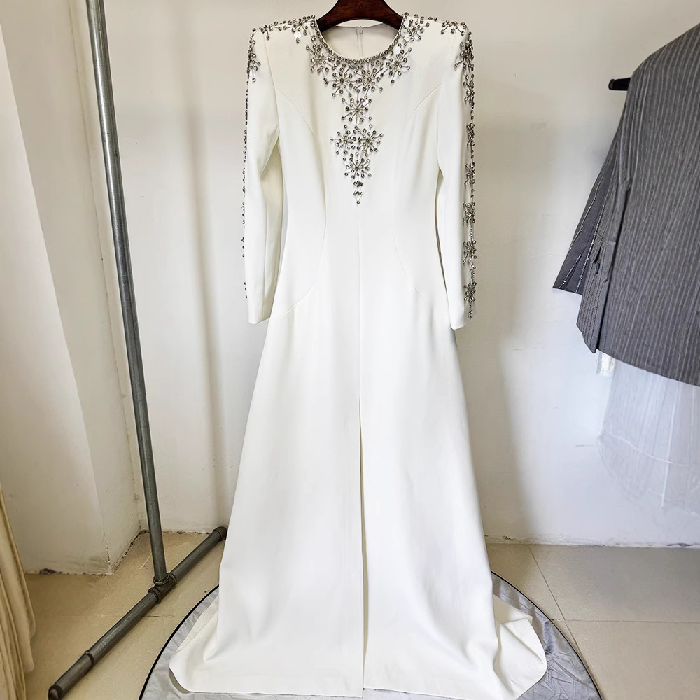 France style evening dress slim long dress