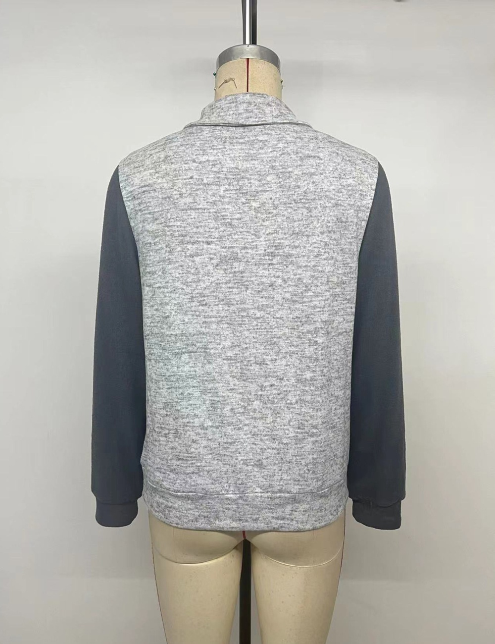 Cardigans mixed colors autumn buckles hoodie