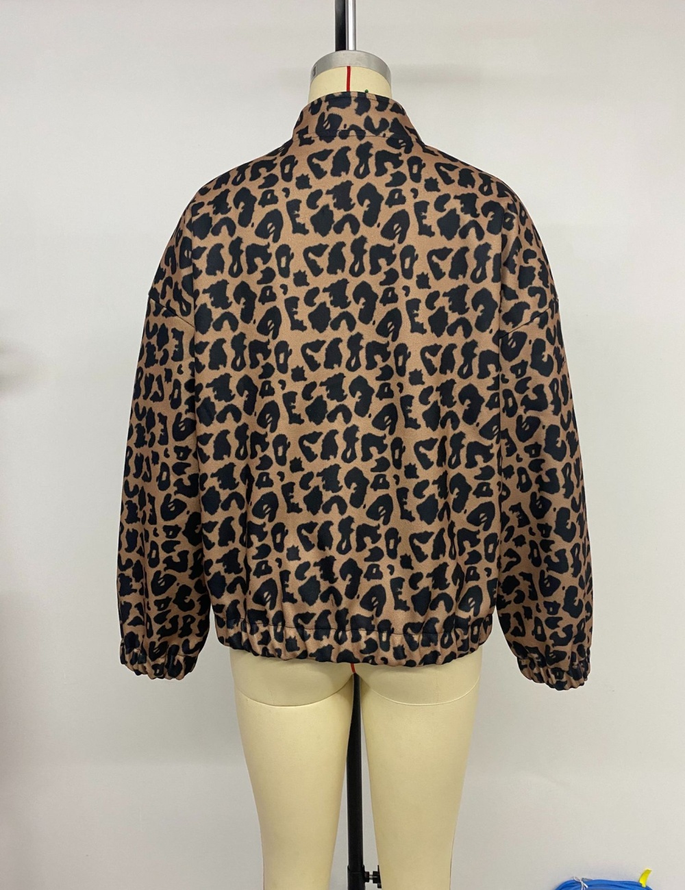 Fashion leopard outside the ride coat for women