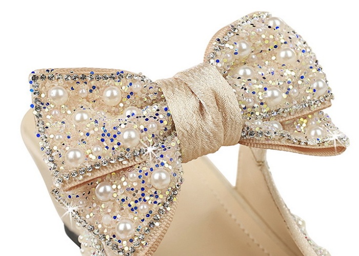 Wears outside France style bow lazy shoes for women