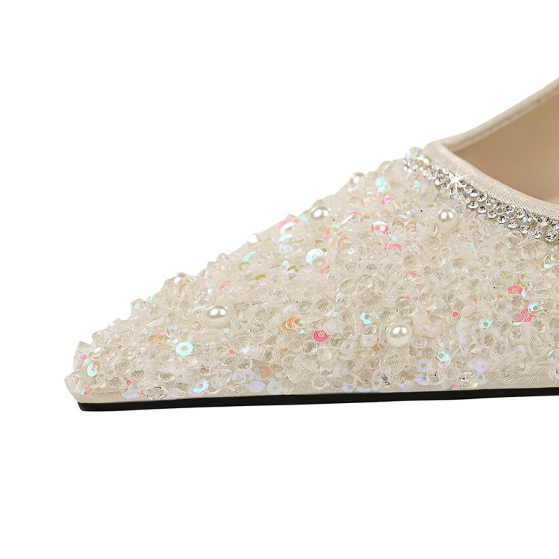 Bow all-match pointed niche shoes for women