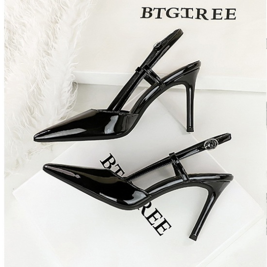 European style sexy high-heeled shoes low shoes for women