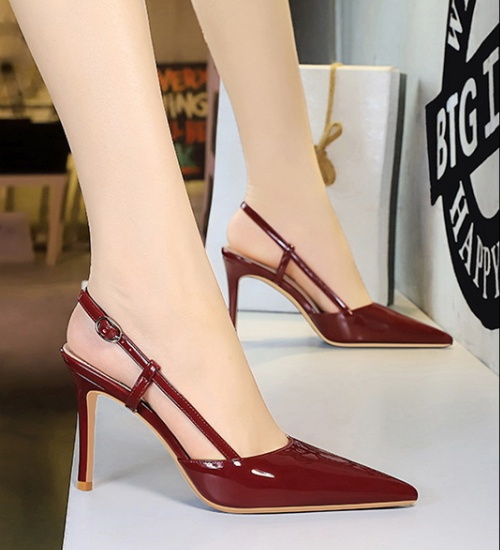 European style sexy high-heeled shoes low shoes for women