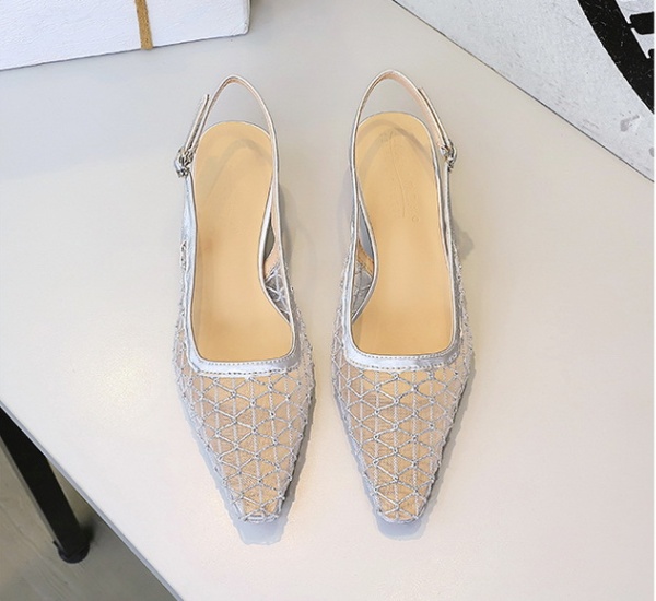 European style banquet hollow breathable shoes for women