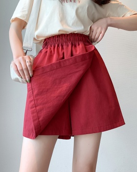 High waist all-match short skirt spring and autumn culottes