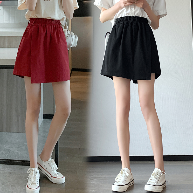 High waist all-match short skirt spring and autumn culottes