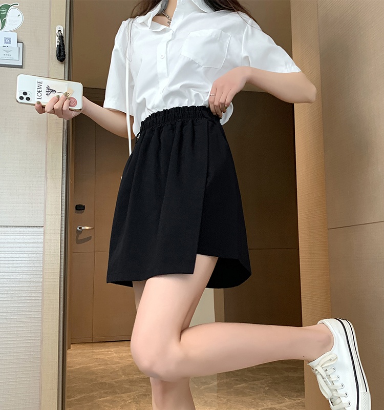 High waist all-match short skirt spring and autumn culottes
