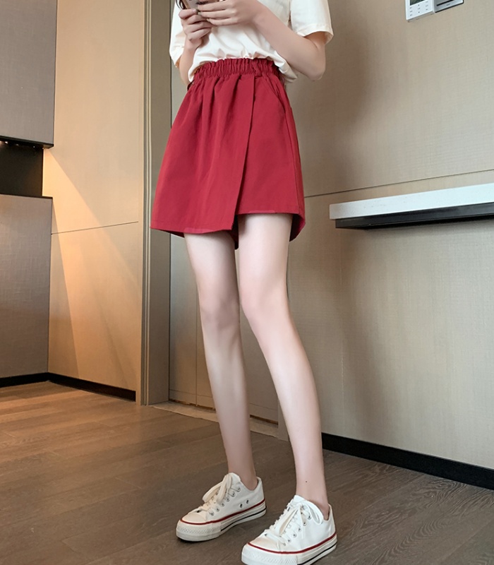 High waist all-match short skirt spring and autumn culottes