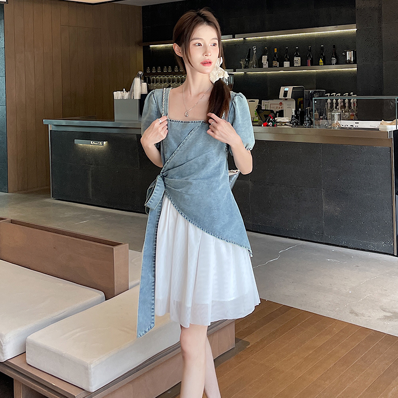 Summer Sexy underwear denim dress for women