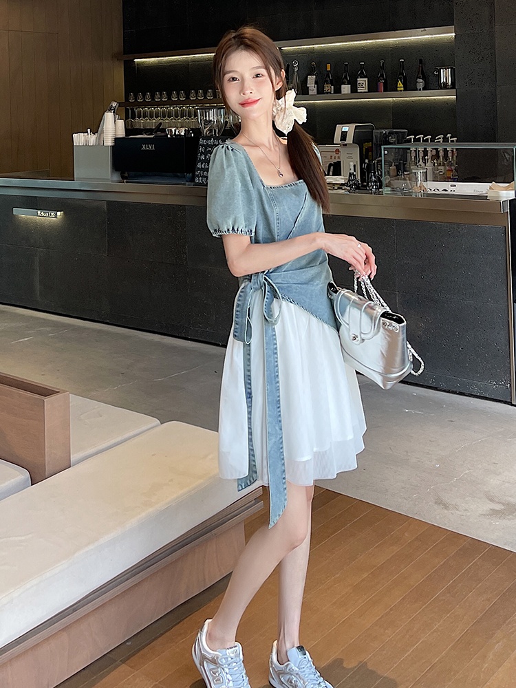 Summer Sexy underwear denim dress for women