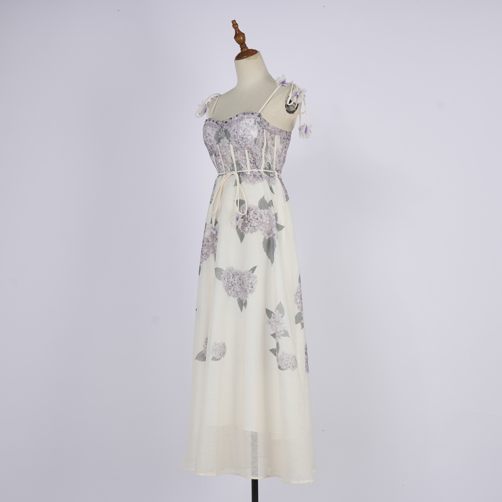 Sling white dress colors long dress