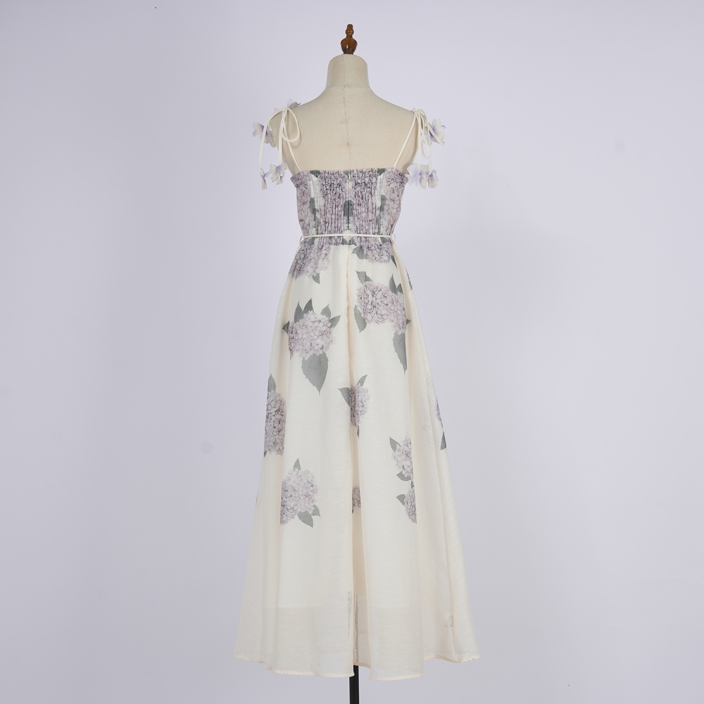 Sling white dress colors long dress