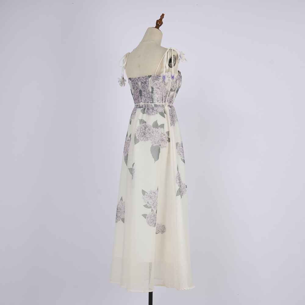 Sling white dress colors long dress