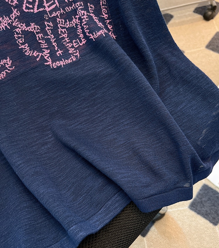 Summer Korean style letters tops loose elephants T-shirt