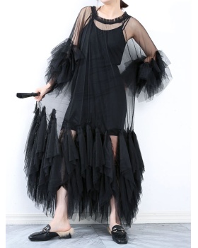 Summer fold gauze temperament vacation dress