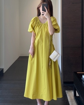 Spring and summer long dress slim dress for women