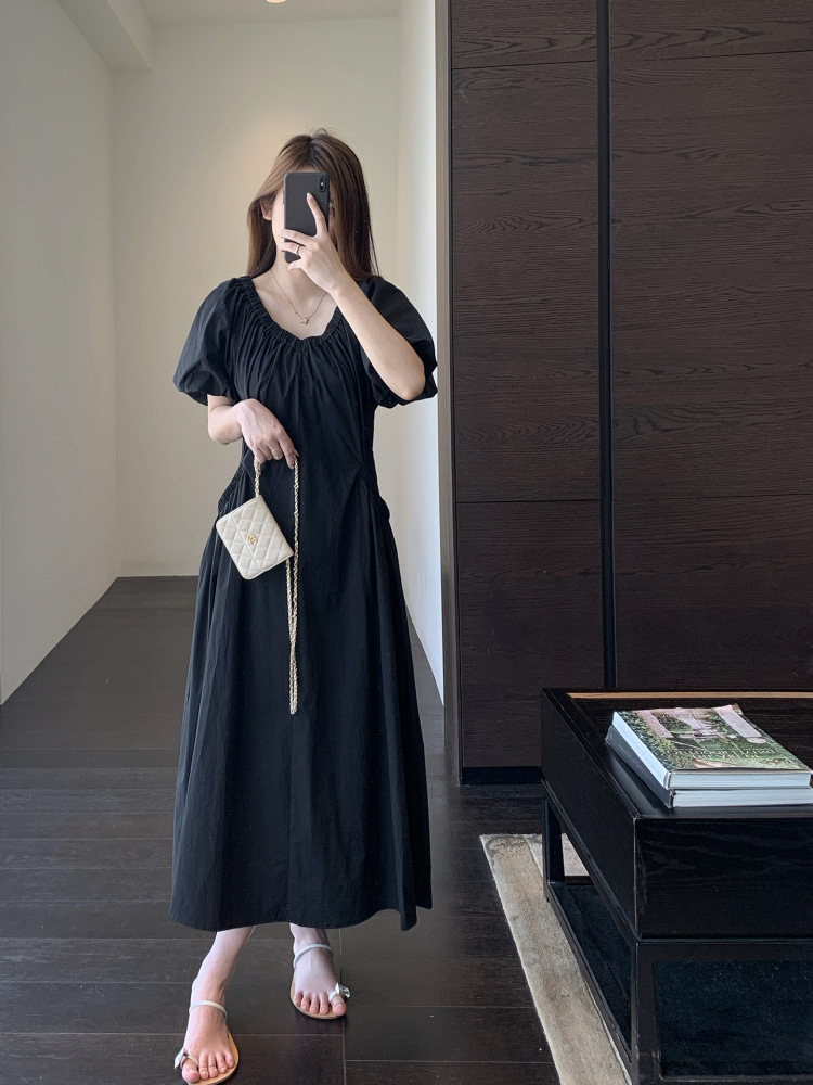 Spring and summer long dress slim dress for women
