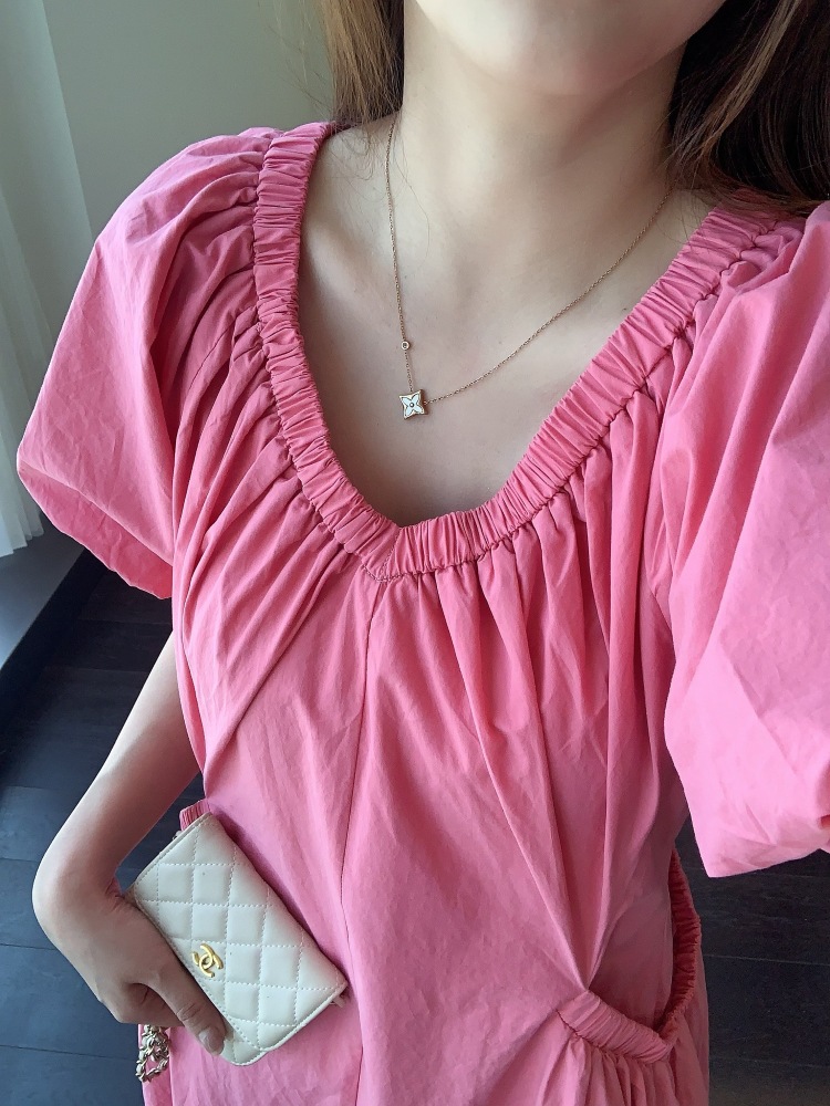 Spring and summer long dress slim dress for women