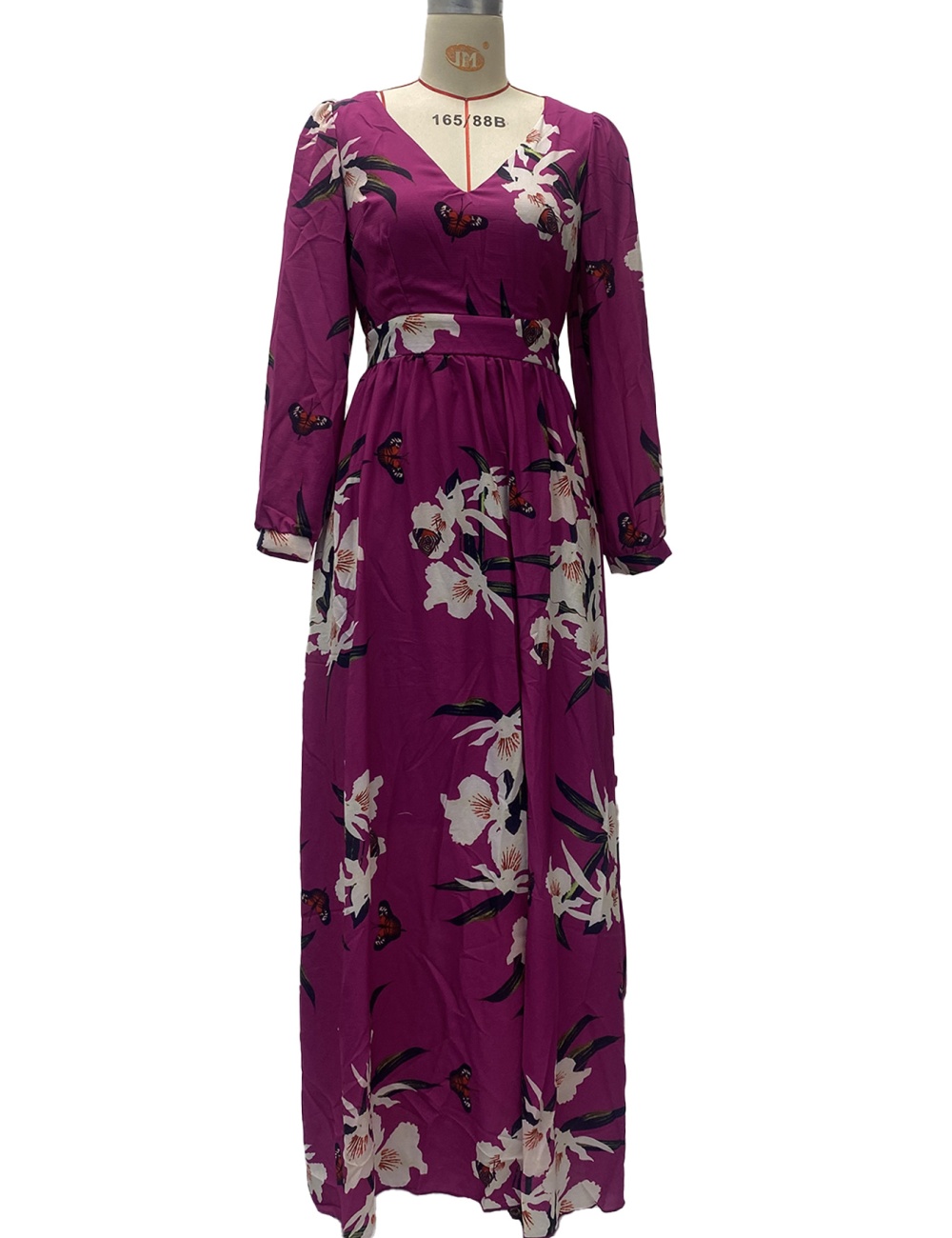Big skirt printing dress summer long dress for women
