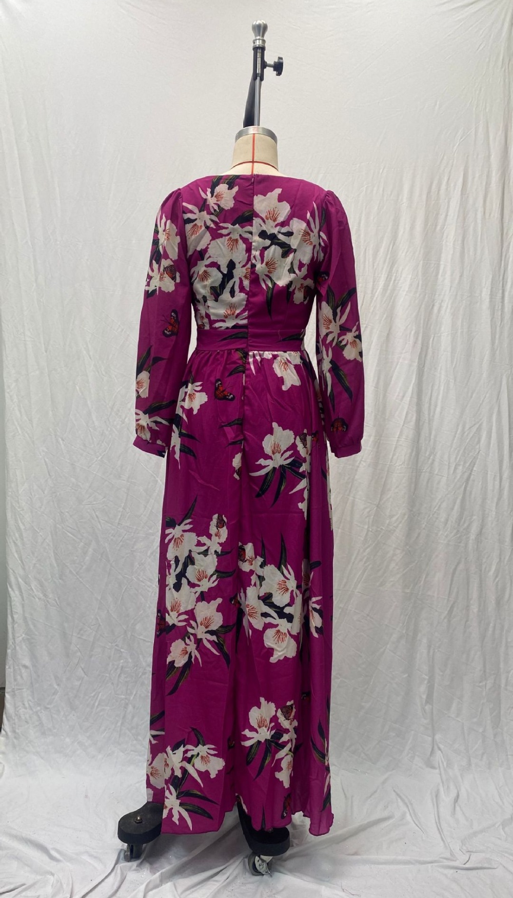Big skirt printing dress summer long dress for women
