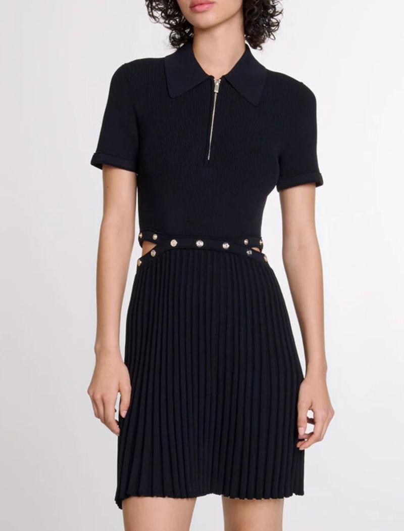 Pinched waist fashion T-back short dress for women