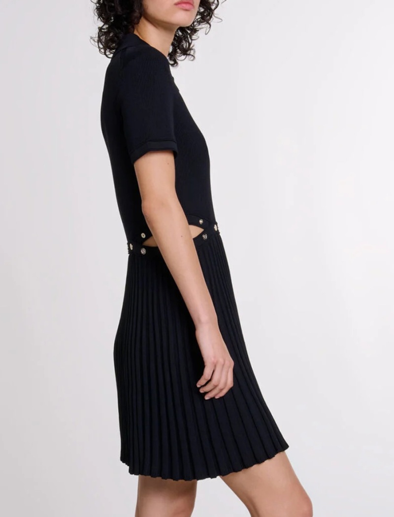 Pinched waist fashion T-back short dress for women