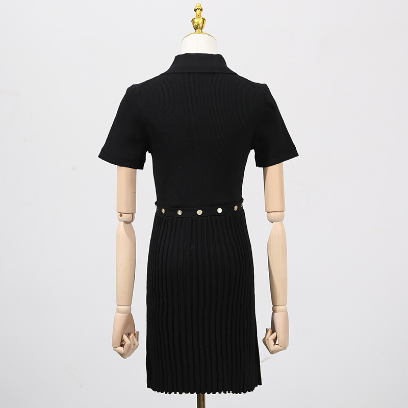 Pinched waist fashion T-back short dress for women