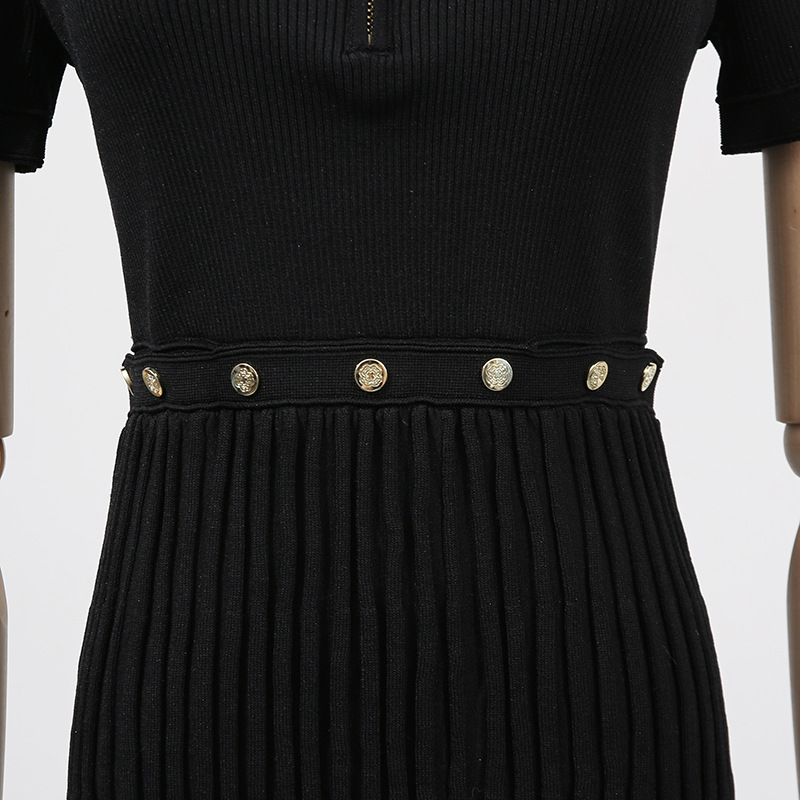Pinched waist fashion T-back short dress for women