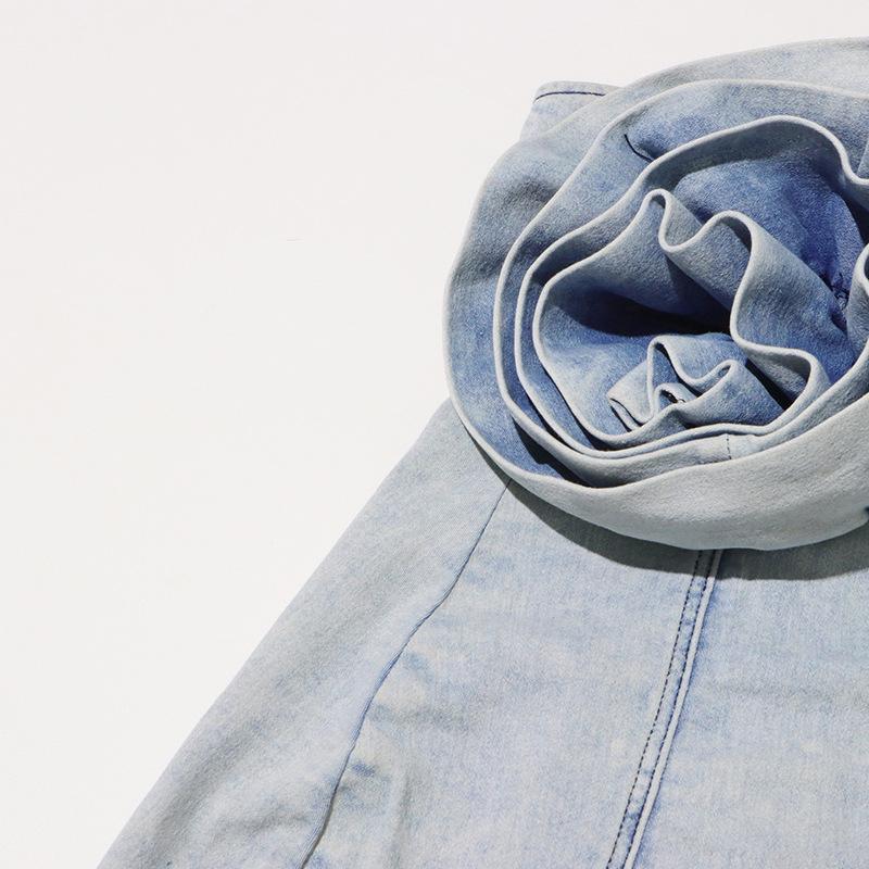Short denim T-back wrapped chest slim dress
