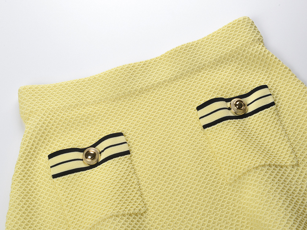Spring and summer short skirt show young tops a set