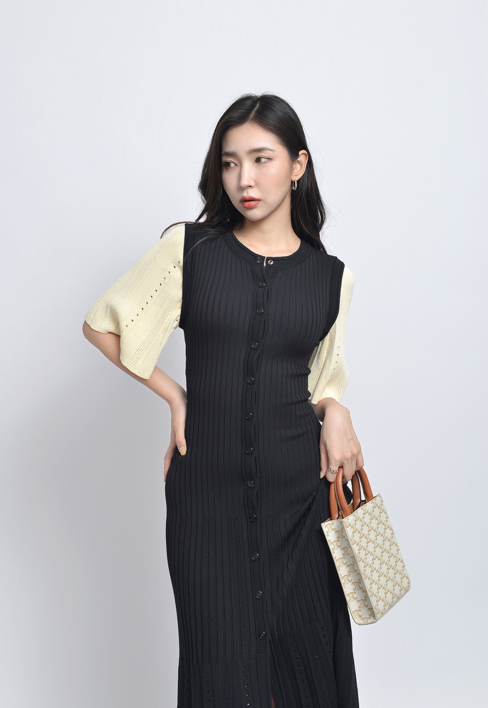 Ladies mermaid dress fashion knitted long dress for women