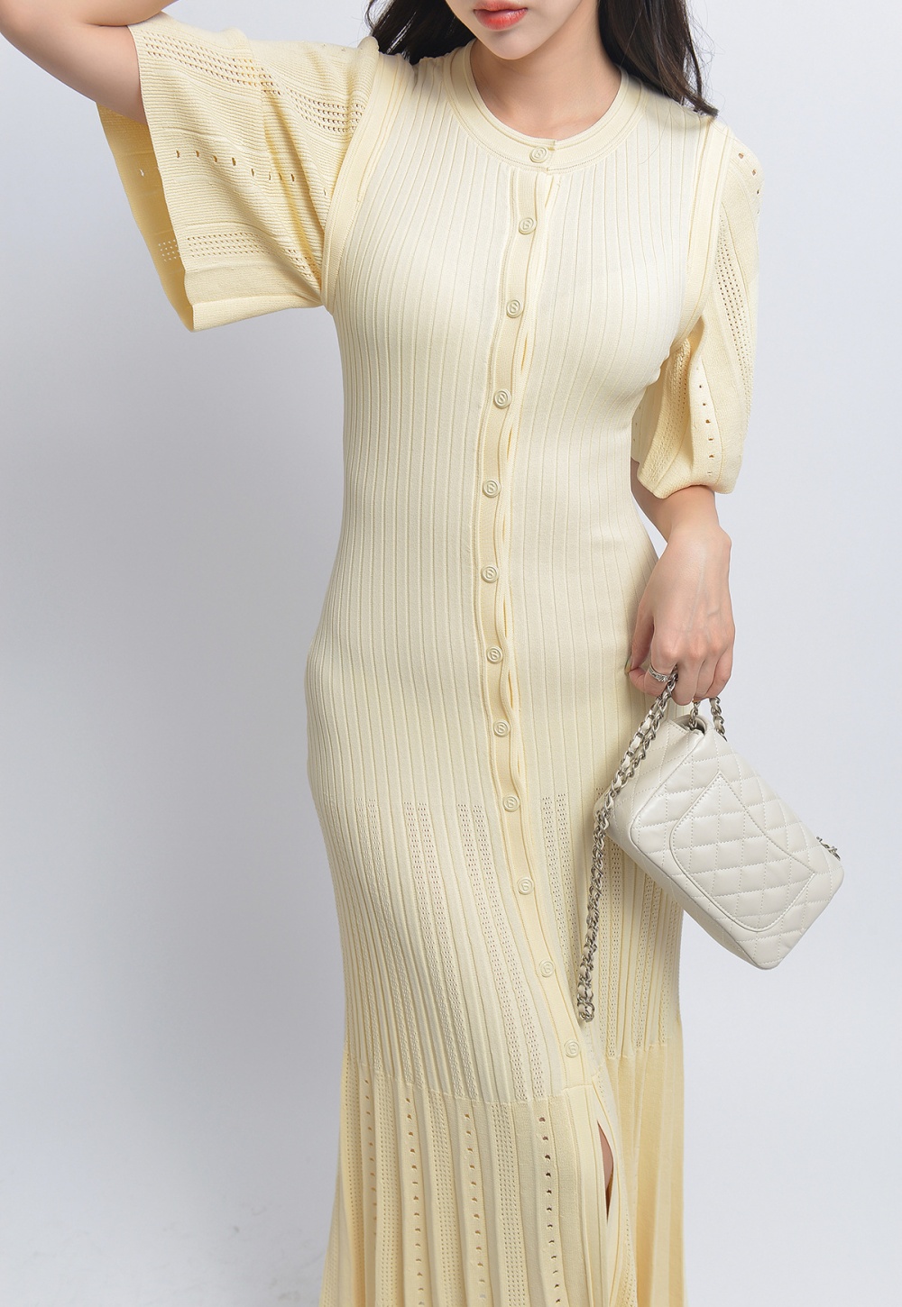 Ladies mermaid dress fashion knitted long dress for women