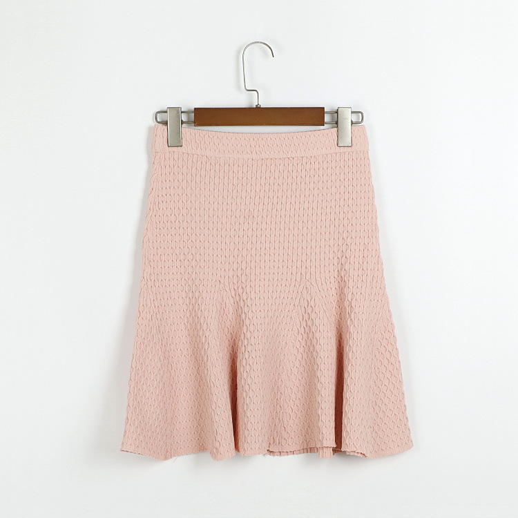 Short sleeve navy style tops knitted short skirt a set
