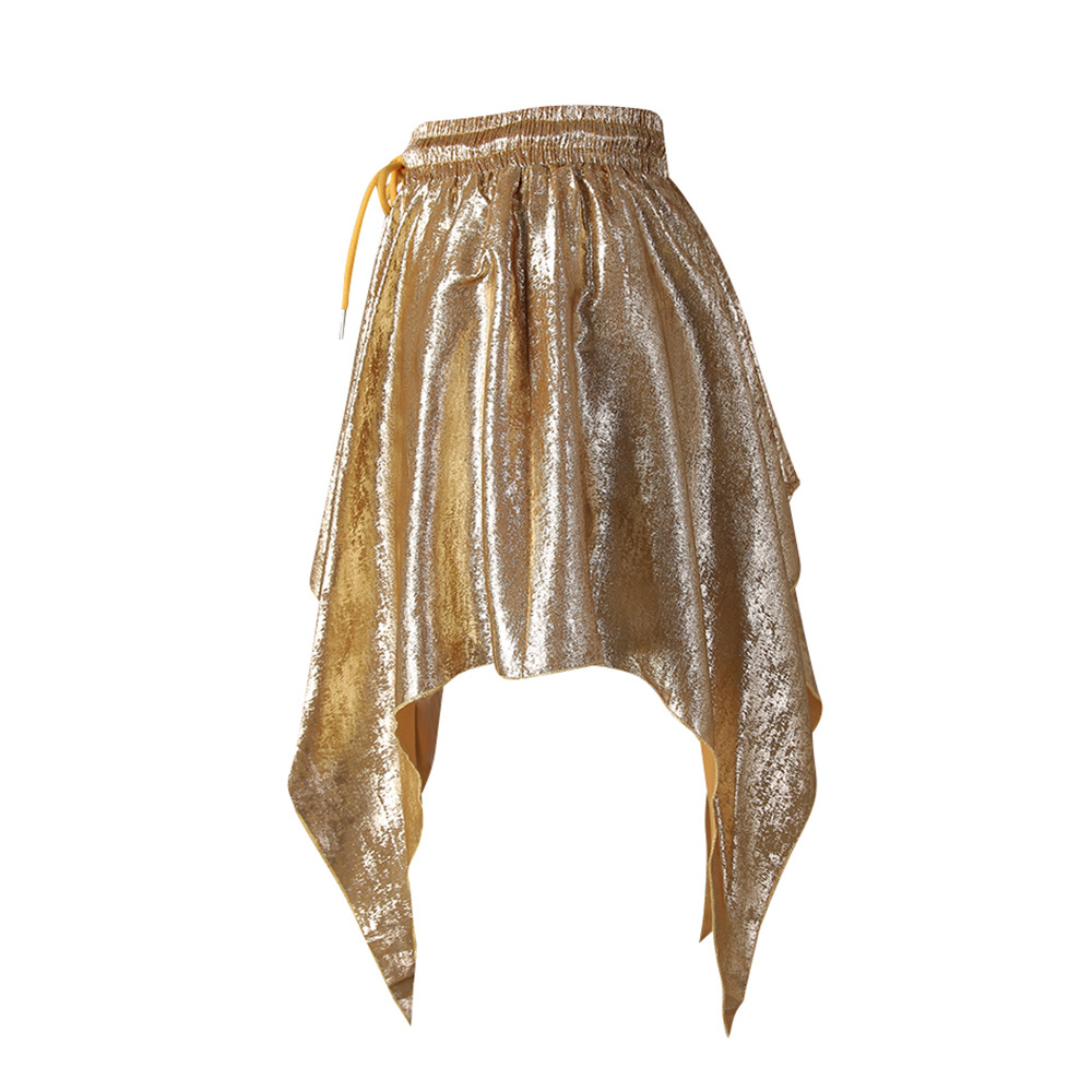 Irregular skirt frenum short skirt for women