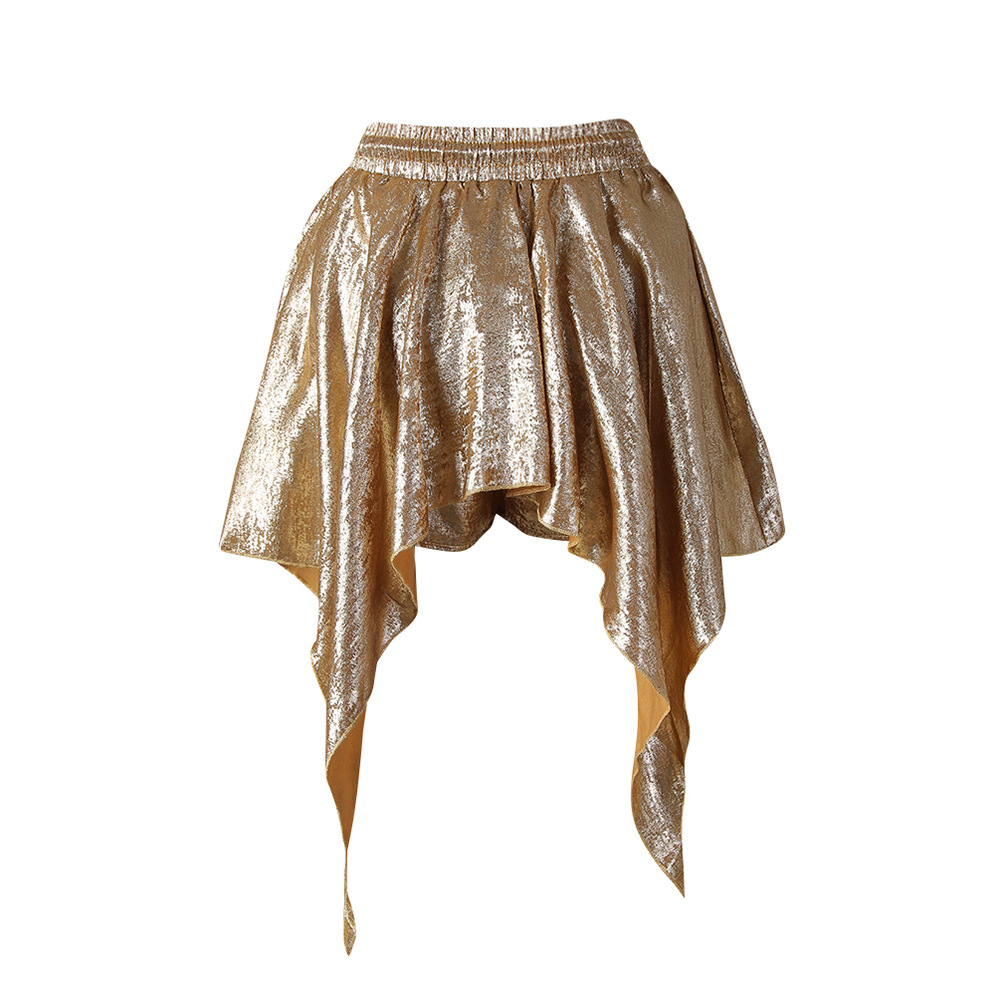 Irregular skirt frenum short skirt for women