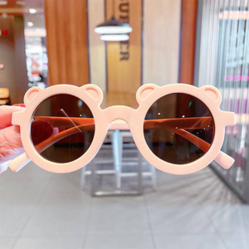 Fashion cubs child glasses girl beige Sunglasses