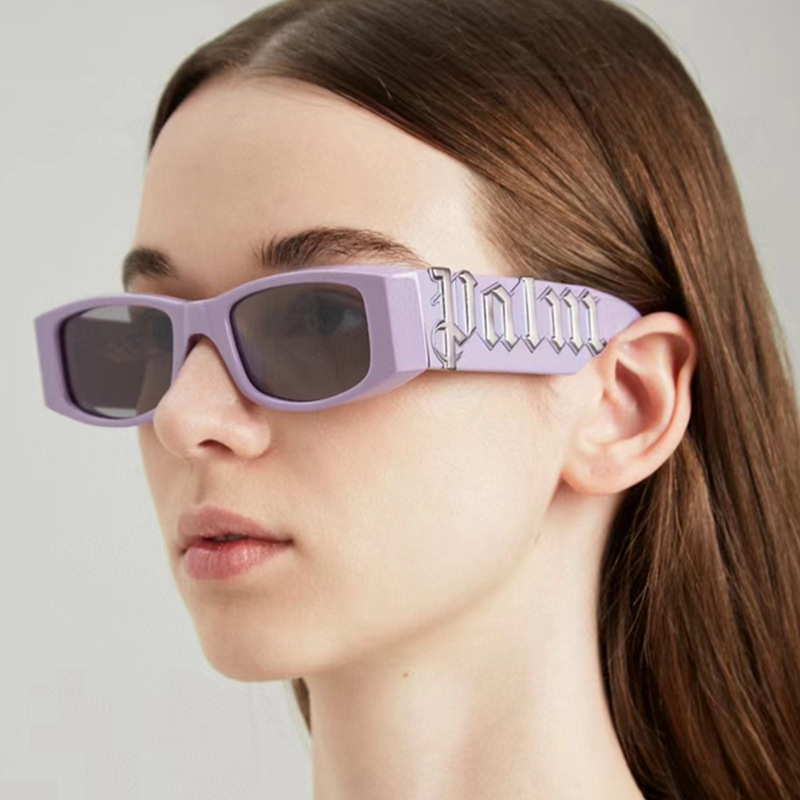Retro square frame Sunglasses small frame glasses for women