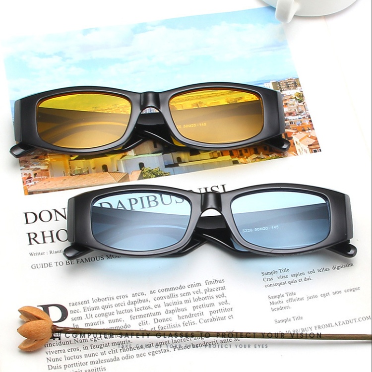 Retro square frame Sunglasses small frame glasses for women
