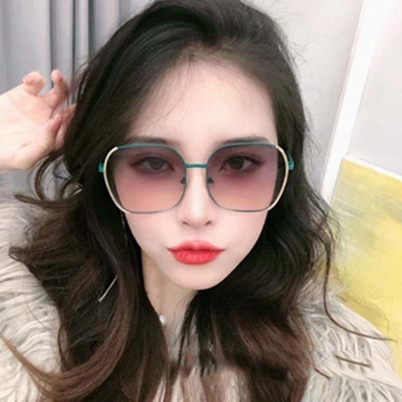 Personality fashion Sunglasses metal glasses