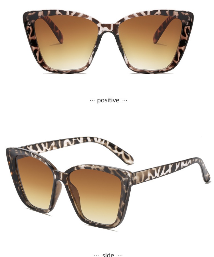 Hollow modeling big square frame European style Sunglasses