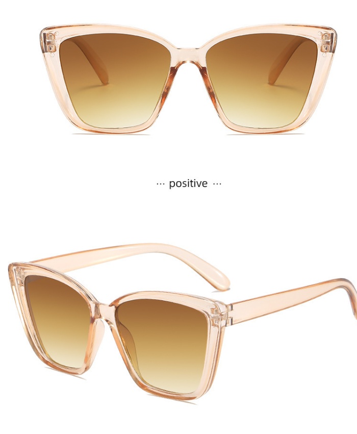 Hollow modeling big square frame European style Sunglasses
