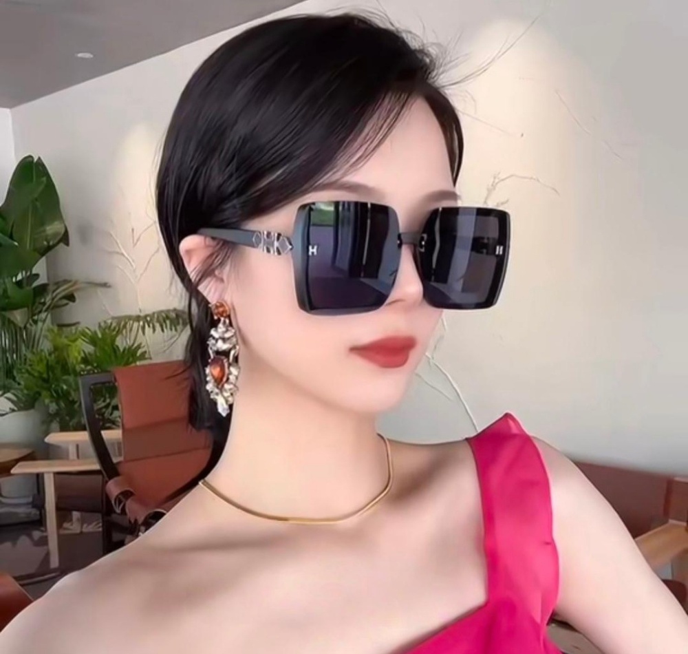 Big frame glasses fashion Sunglasses for women