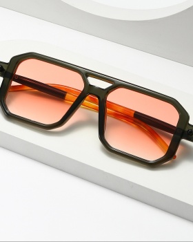 Square European style fashion big frame Sunglasses
