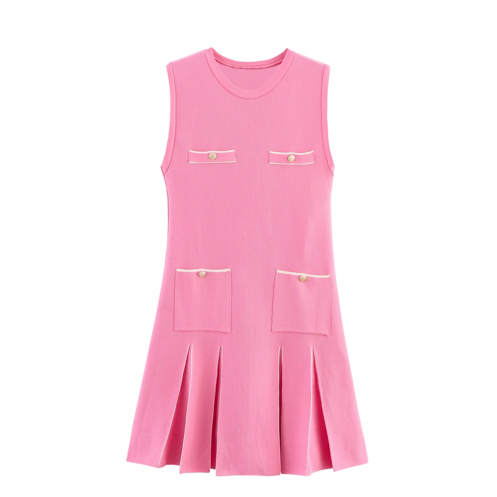 Fashion spring knitted France style dress for women