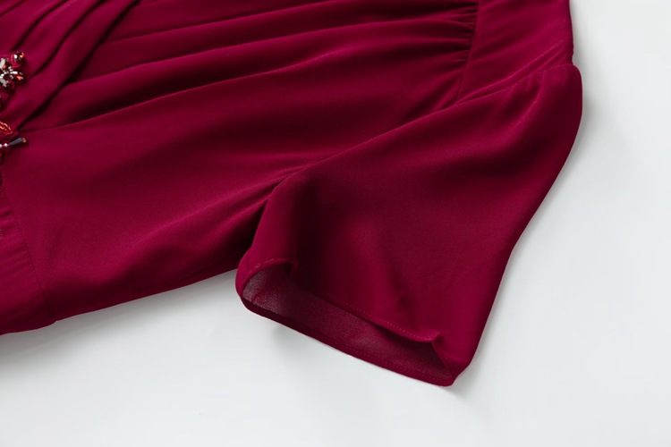 Lotus leaf edges dress sexy formal dress for women
