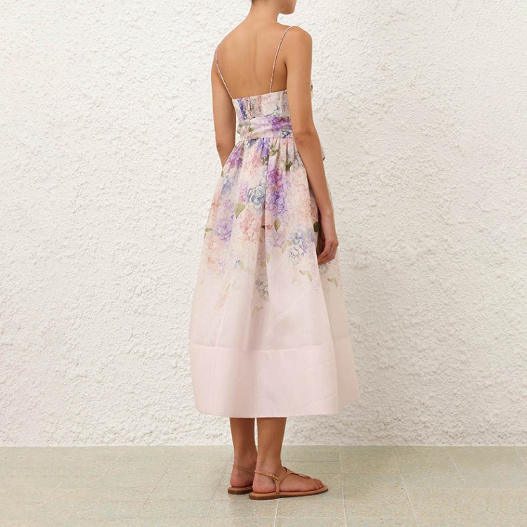 Printing dress long dress for women