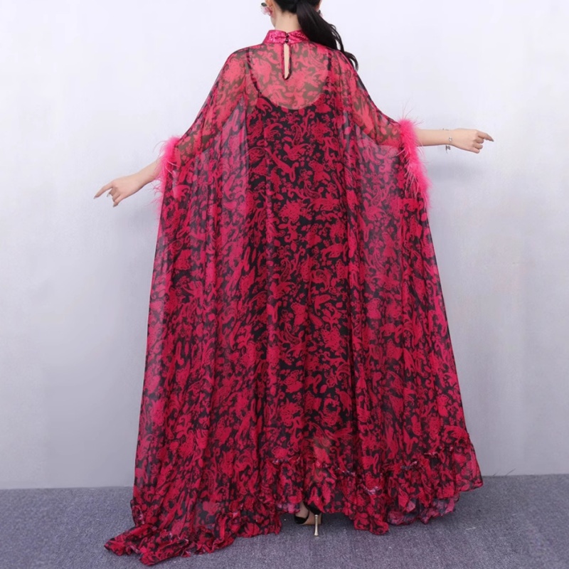 Sling fashion summer dress 2pcs set for women