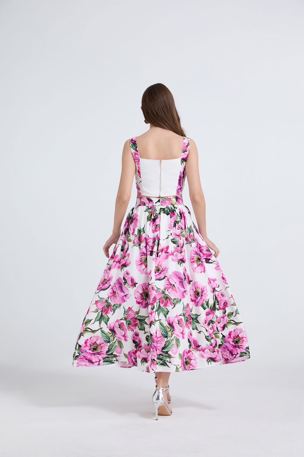 Fashion vest stereoscopic skirt 2pcs set