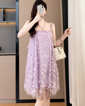 Sequins beading dress crystal sling Sexy underwear